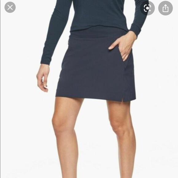 Athleta Soho Skort Skirt Navy Blue 